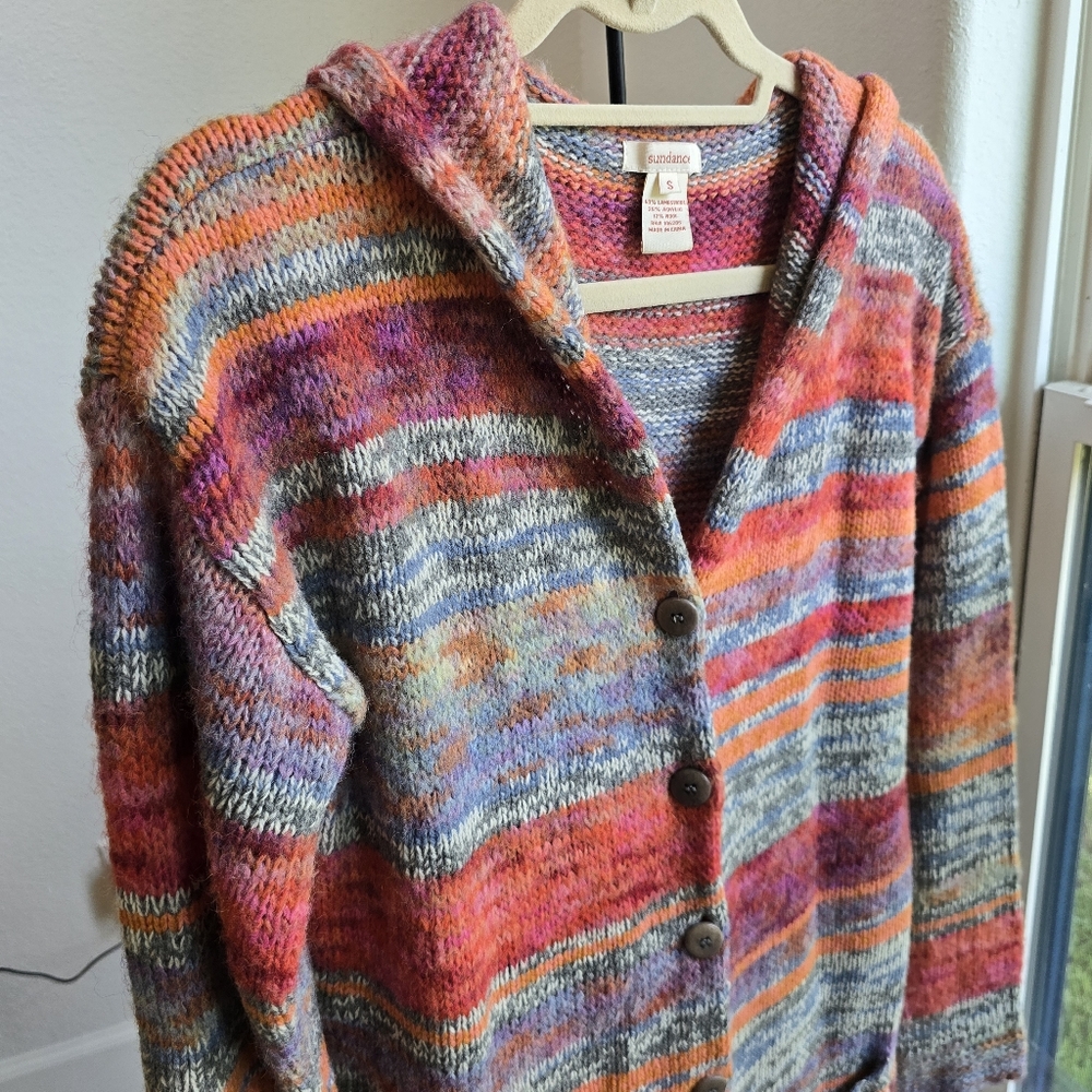 EUC Sundance Multicolored Striped Women's Sweater Small